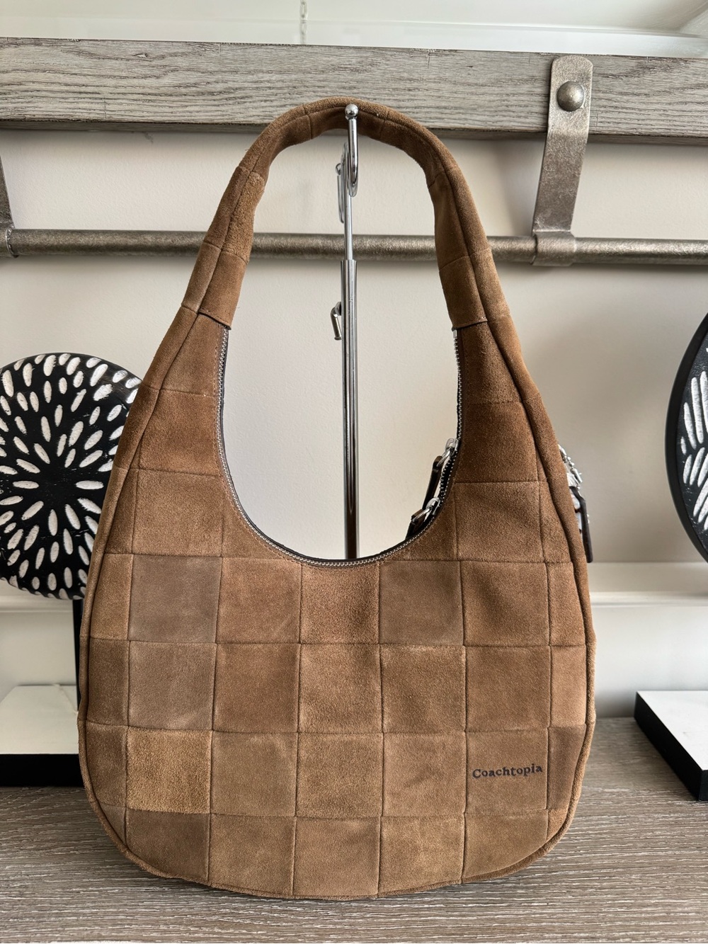NWT Coachtopia Alter/Ego Suede Shoulder Bag - Picture 9 of 12